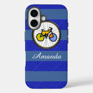 Coques iPhone 16 beau vélo personnalisé