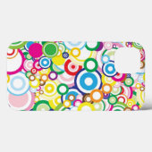Coques Case-Mate iPhone Beaucoup de cercles vifs (Verso (horizontal))