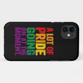 Coques Case-Mate iPhone Beaucoup de fierté à l'heure actuelle Mois de la f (Dos (Horizontal))