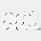 Coques Case-Mate iPhone Beaucoup de Motif de cils (Verso (horizontal))