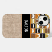 Coques Case-Mate iPhone Beaucoup de Mustaches (Verso (horizontal))