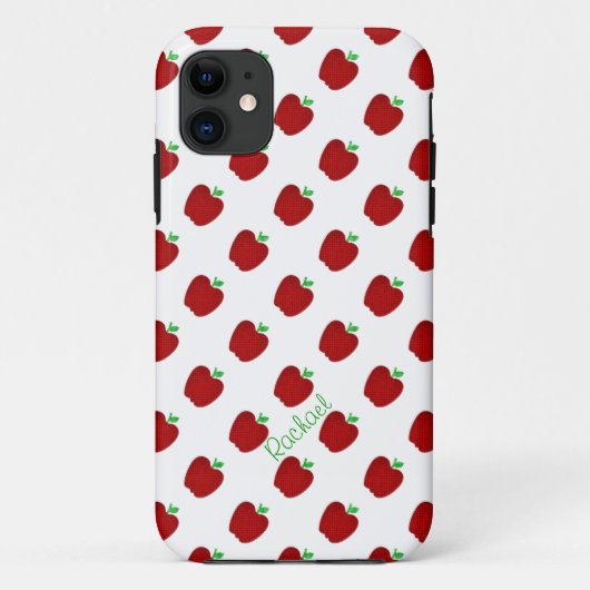 Coques Case-Mate iPhone Beaucoup de pommes pour l'enseignant (Dos)