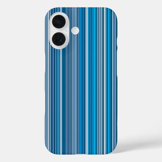 Coques Case-Mate iPhone Beaucoup de rayures bleues (Verso)