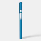 Coques Case-Mate iPhone Beaucoup de rayures bleues (Verso / Gauche)