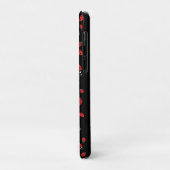 Coques Case-Mate iPhone Beaucoup de Red Ladybugs Lucky Motif Green (Dos/Gauche)