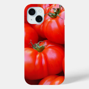 Coque Pour iPhone 15 Beaucoup de tomates rouges mûres