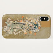 Coques Case-Mate iPhone Beauté Art Nouveau avec Chrystanthemums (Dos (Horizontal))