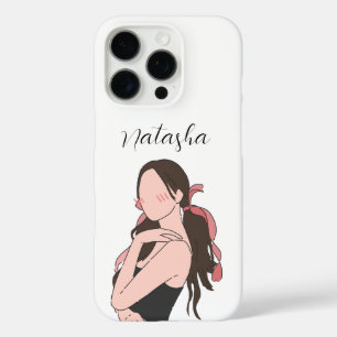 Coques iPhone 16 Pro Beauté esthétique fille personnalisable