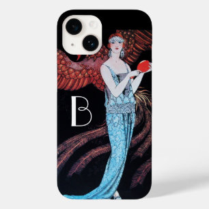 COQUES POUR iPhone BEAUTÉ ET PHOENIX, MODE, MASQUER LE MONOGRAMME ART