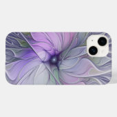 Coques Case-Mate iPhone Beauté étonnante Fleur d'art Abstrait fractal mode (Verso (horizontal))