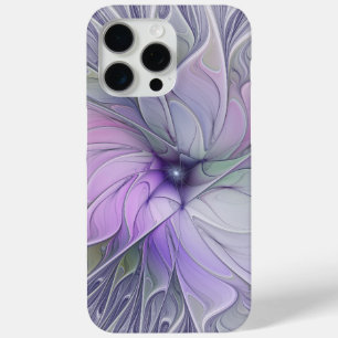 Coque iPhone 15 Pro Max Beauté étonnante Fleur d'art Abstrait fractal mode