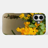 Coques Case-Mate iPhone Beauté Fleur d'Or (Verso (horizontal))