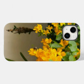 Coques Case-Mate iPhone Beauté Fleur Dorée (Verso (horizontal))