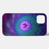 Coques Case-Mate iPhone Beauté florale Abstraite Fleur d'art fractionnée c (Verso (horizontal))