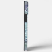 Coques Case-Mate iPhone Beauté florale Abstraite moderne Blue Pastel Flowe (Verso / Droite)