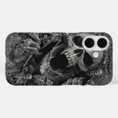 Coques Case-Mate iPhone Beauté Grim, Squelette Mort (Verso (horizontal))