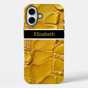 Coques iPhone 16 Plus Beauté inattendue d'un serpent jaune vif