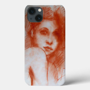iPhone 13 Case BEAUTÉ ROMANTIQUE / Portrait de femme en Sepia Bro