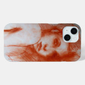 Coques Case-Mate iPhone BEAUTÉ ROMANTIQUE / Portrait de femme en Sepia Bro (Verso (horizontal))