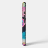 Coques Case-Mate iPhone Beauté tropicale dans les tons roses (Verso / Gauche)