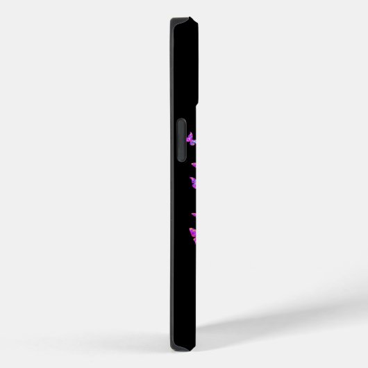 Coques Case-Mate iPhone Beautifly Motif Purple ajouter Nom (Verso / Droite)