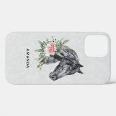 Coques Case-Mate iPhone Beautiful Horse Head (Verso (horizontal))