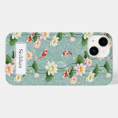 Coques Case-Mate iPhone Beautiful Lotus and Koi fish Zen Art Personalized (Verso (horizontal))