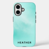 Coques Case-Mate iPhone Beautiful Mint Green Personalized (Verso)