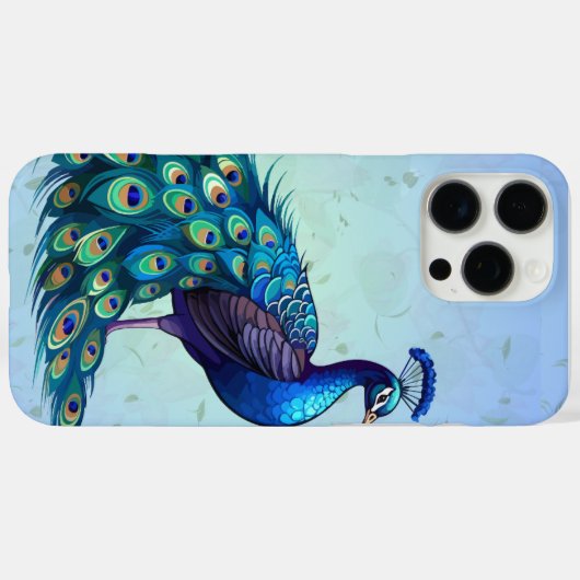 Coques Case-Mate iPhone Beautiful Peacock  (Verso (horizontal))
