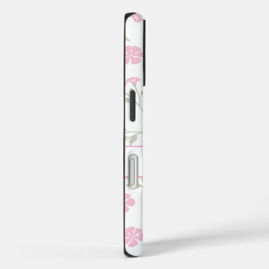 Coques Case-Mate iPhone Beautiful Pink Floral Personalized (Verso / Droite)