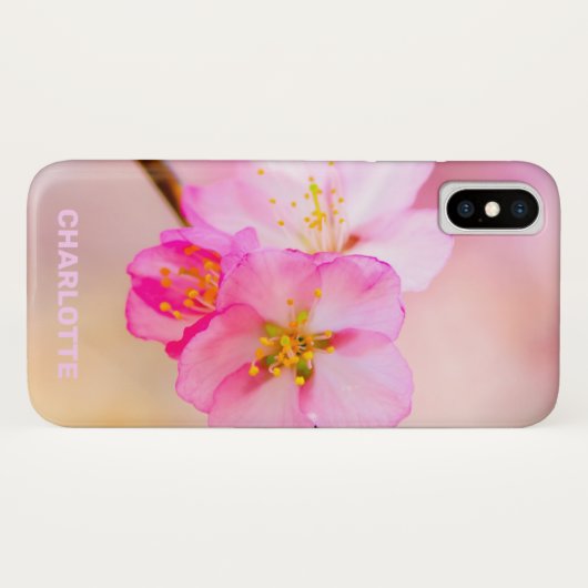 Coques Case-Mate iPhone Beautiful Sakura Cherry (Dos (Horizontal))