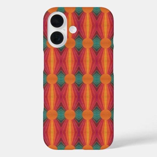 Coques Case-Mate iPhone Beautiful Sunny Sun Rays Southwestern Folk Art (Verso)
