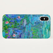 Coques Case-Mate iPhone Beaux-arts bleus frais de Monet d'étang de (Dos (Horizontal))