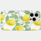 Coques Case-Mate iPhone Beaux citrons jaunes (Verso (horizontal))