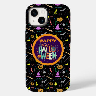 Coque Pour iPhone 14 Beaux motifs colorés et effrayants d'Halloween