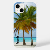 Coques Case-Mate iPhone Beaux palmiers sur une plage tropicale (Verso)
