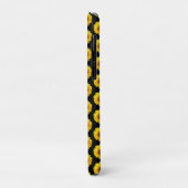Coques Case-Mate iPhone Beaux tournesols sur fond noir (Dos/Gauche)