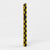 Coques Case-Mate iPhone Beaux tournesols sur fond noir (Dos/Droite)