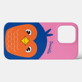 Coques Case-Mate iPhone Bébé adorable Bleu Oiseau (Verso (horizontal))