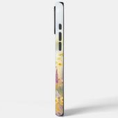 Coques Case-Mate iPhone Bébé adorable vache Highland dans un champ de fleu (Verso / Gauche)