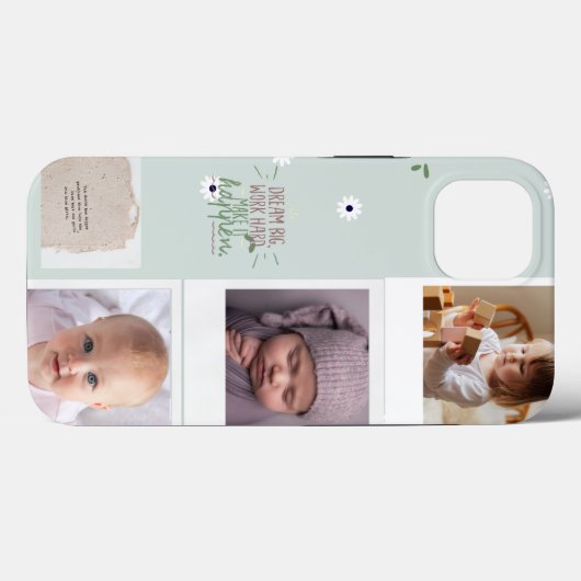 Coques Case-Mate iPhone bébé avec de grands voeux (Verso (horizontal))