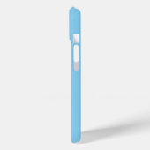 Coques Case-Mate iPhone Bébé bleu ciel couleur solide (Verso / Gauche)