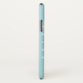 Coques Case-Mate iPhone Bébé bleu mou Pieds de garçon (Dos/Droite)