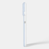 Coques Case-Mate iPhone Bébé Bleu Stripes Garçon Monogramme Classique (Verso / Gauche)