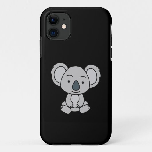 Coques Case-Mate iPhone Bébé Cute Koala Avec Le Sourire Assis (Dos)