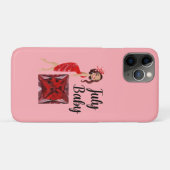 Coques Case-Mate iPhone Bébé de juillet (Dos (Horizontal))