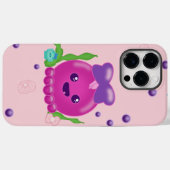 Coques Case-Mate iPhone Bébé Fille Pieuvre Kawaii (Verso (horizontal))