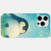 Coques Case-Mate iPhone Bébé manchot se détend (Verso (horizontal))