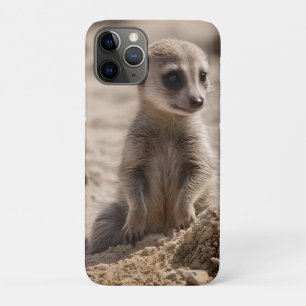 Case-Mate iPhone Case Bébé Meerkat Jouant Dans Le Sable,