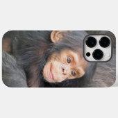 Coques Case-Mate iPhone Bébé mignon Chimpanzé Photo (Verso (horizontal))